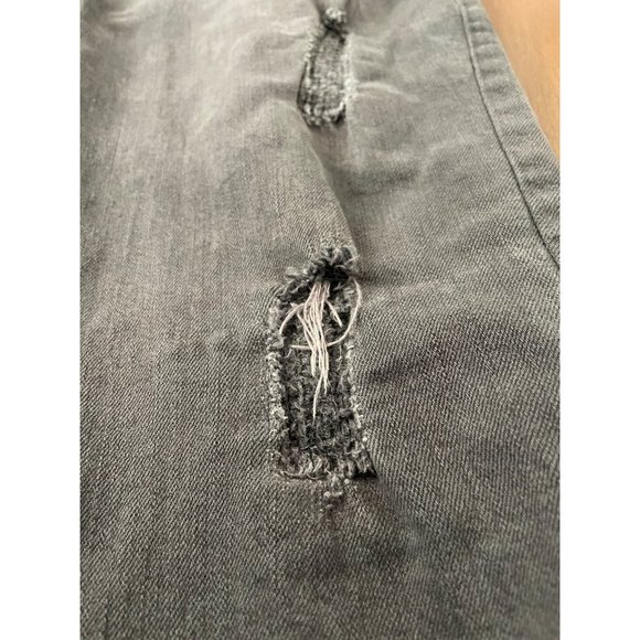 RING OF FIRE SLIM Distressed Destructed Pants Men Gray Size W33 L30 - Picture 5 of 12